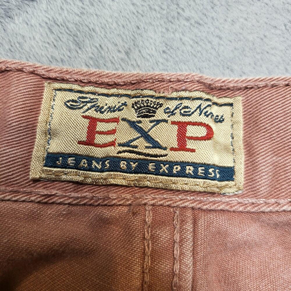 Vintage Express Jeans Womens 12 Pink Mom Relaxed High Rise 30 Inseam - Picture 4 of 11